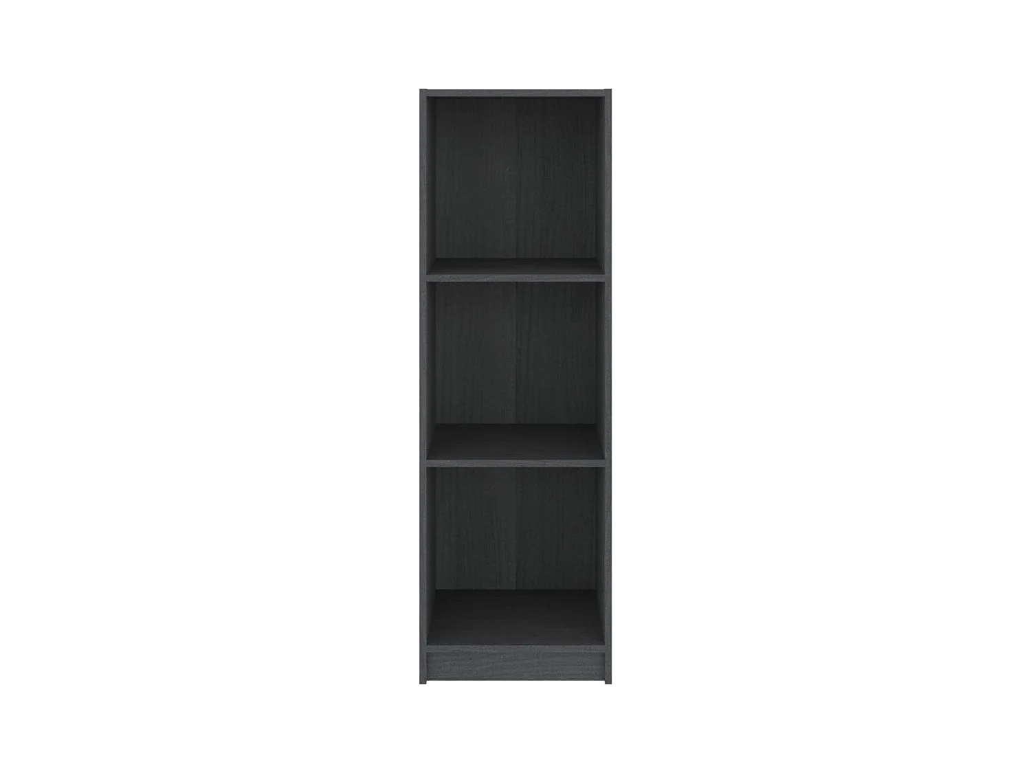 Libreria | Scaffale | Mobile di stoccaggio Divisorio Grigio 36x33x110 cm Legno Massello di Pino