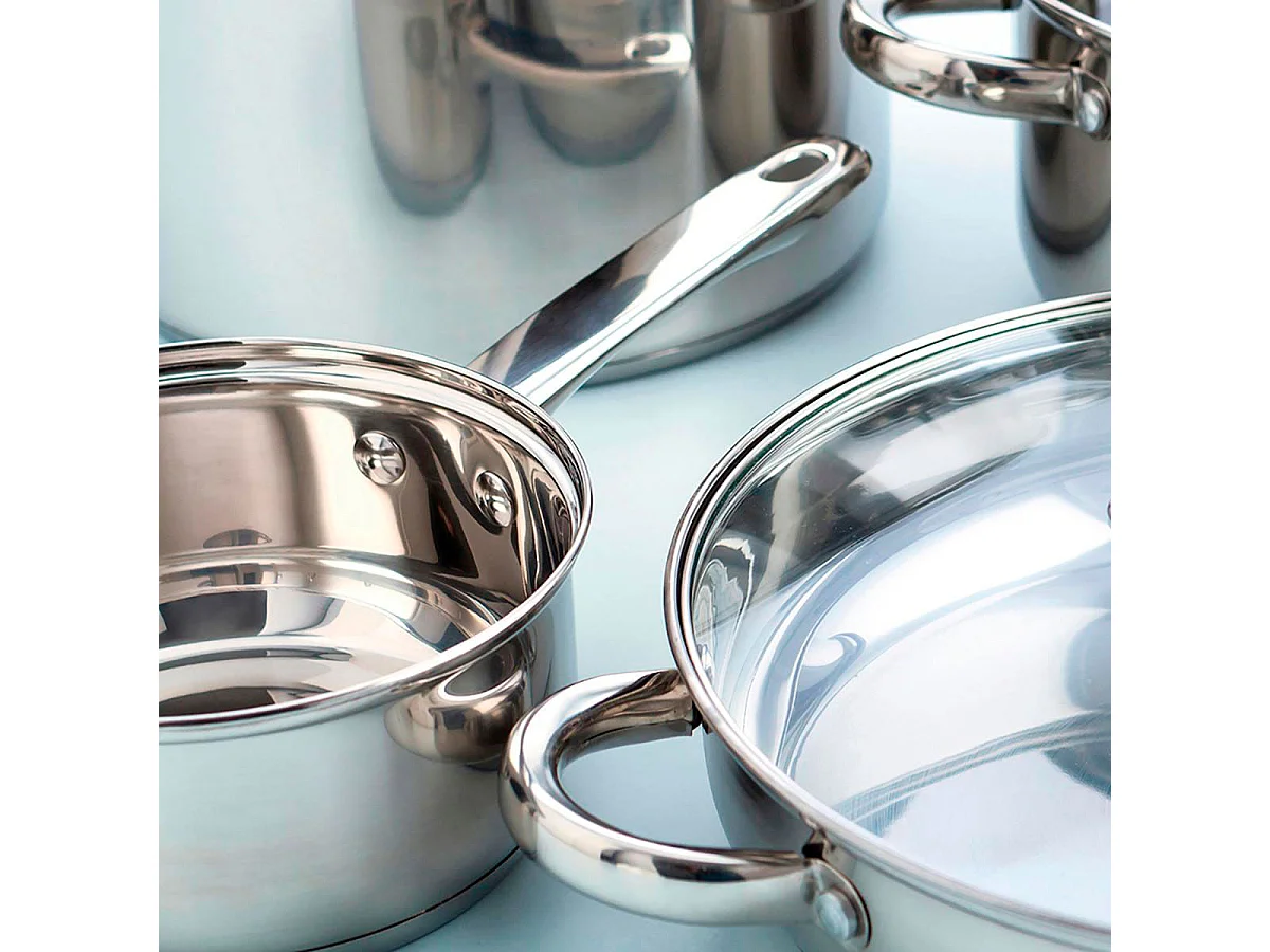 Cacerola Ottawa Quid con tapa acero inox Ø24 cm