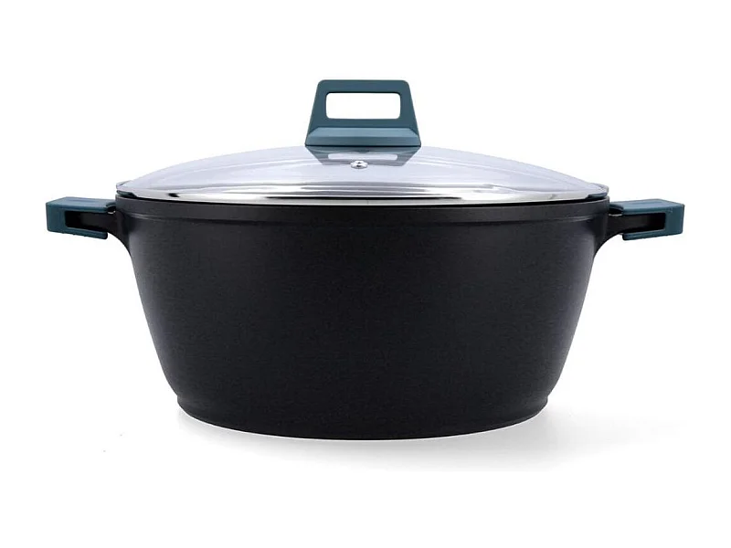 Cacerola Confort Quid aluminio fundido negro/azul Ø32 cm