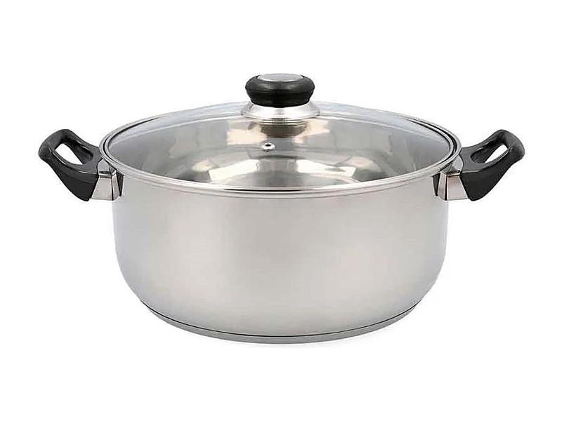 Cacerola Hábitat Quid con tapa acero inoxidable Ø26x12,5 cm