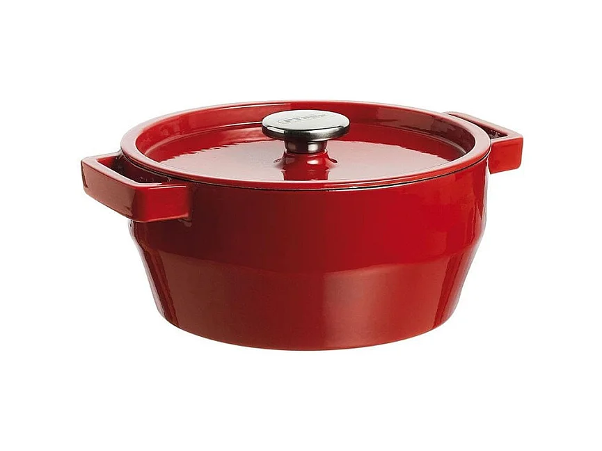 Cacerola Slow Cook Pyrex 2,2L hierro fundido rojo Ø20 cm