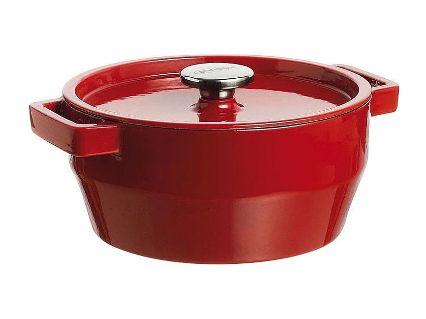 Cacerola Slow Cook Pyrex 2,2L hierro fundido rojo Ø20 cm