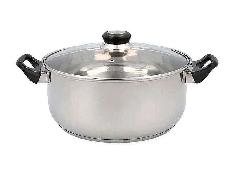 Cacerola Hábitat Quid con tapa acero inoxidable Ø30x14,5 cm