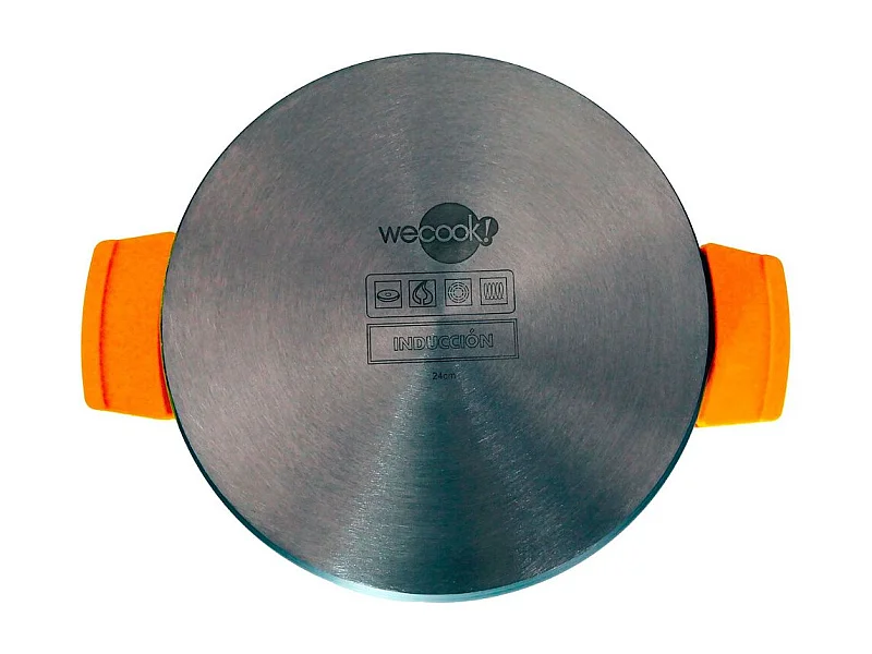 Cazuela alta inducción Wecook Ecochef aluminio fundido negro Ø28 cm