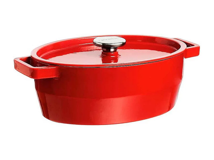 Cacerola Slow Cook Pyrex 5,8L hierro fundido rojo Ø33 cm