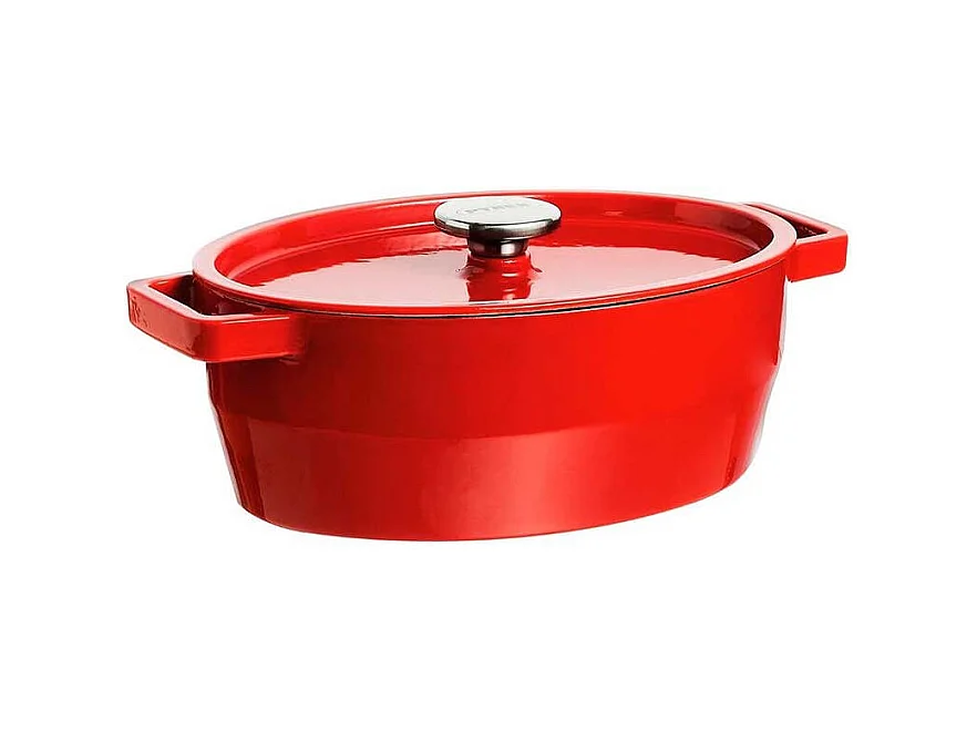 Cacerola Slow Cook Pyrex 5,8L hierro fundido rojo Ø33 cm