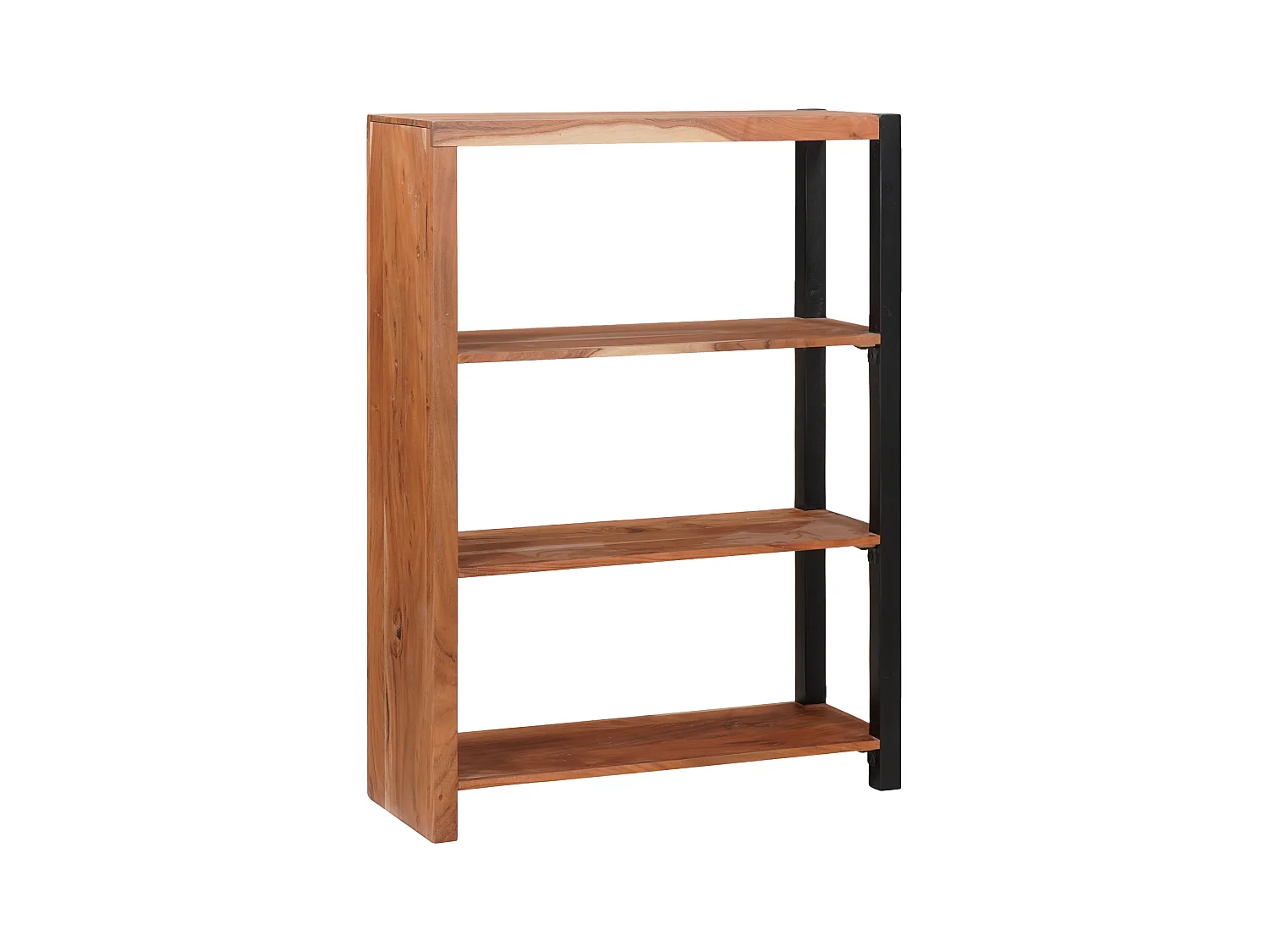 Bibliothèque | Etagère de rangement | Meuble de rangement 80 x 30 x 110 cm Bois d'Acacia Massif