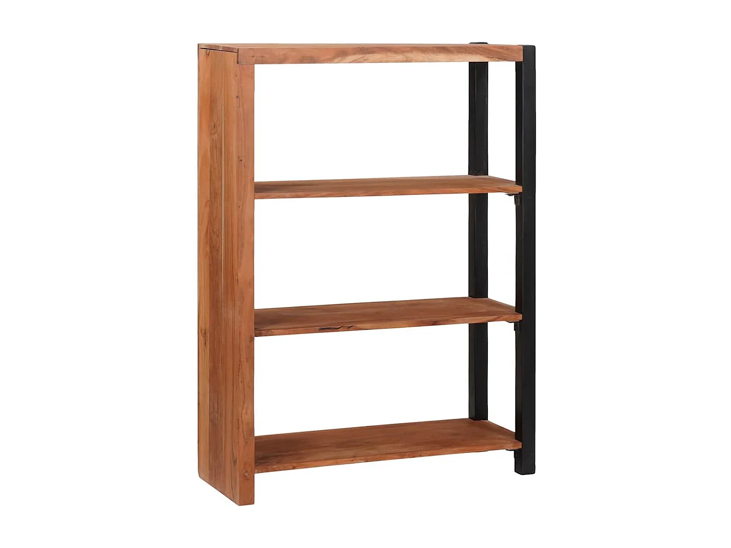 Libreria | Scaffale | Mobile di stoccaggio Marrone, Nero 80 x 30 x 110 cm