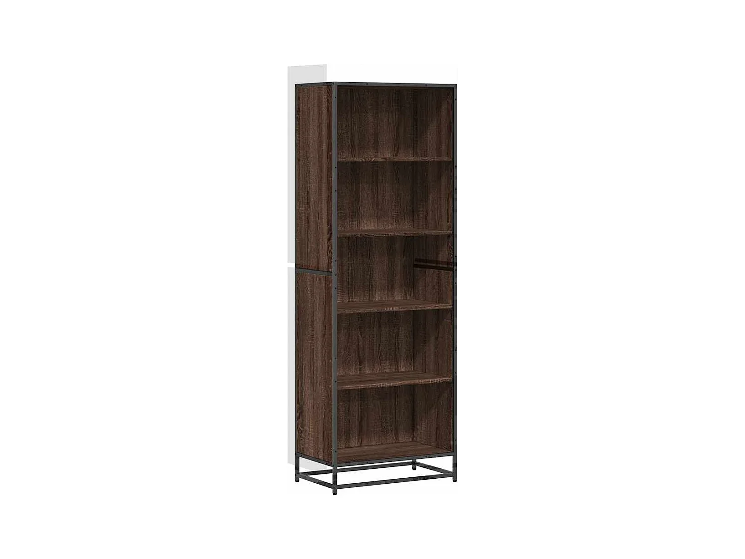 Bibliothèque | Etagère de rangement | Meuble de rangement chêne marron 60x35x170,5 cm bois d'ingénierie