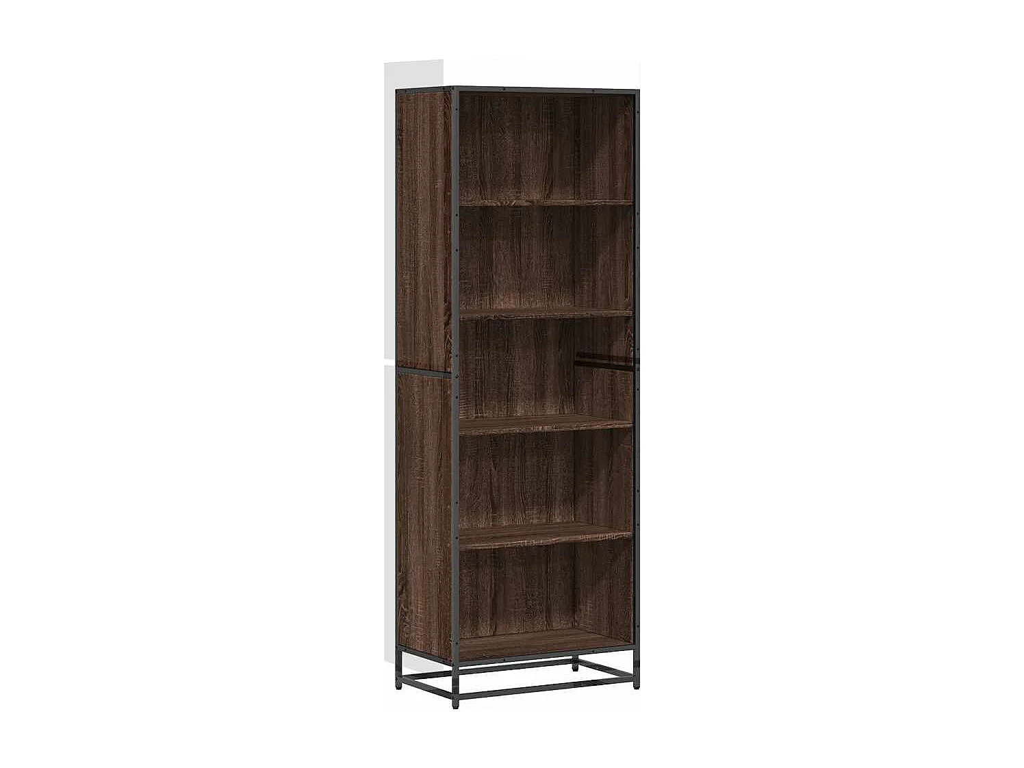 Libreria | Scaffale | Mobile di stoccaggio Rovere Marrone 60x35x170,5 cm in Truciolato