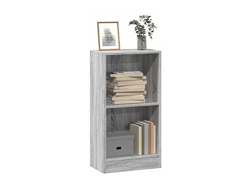 Libreria | Scaffale | Mobile di stoccaggio Grigio Sonoma 40x24x76 cm in Truciolato