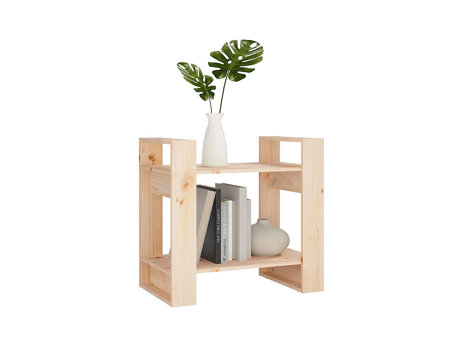 Bibliothèque | Etagère de rangement | Meuble de rangement 60x35x57 cm Pin massif