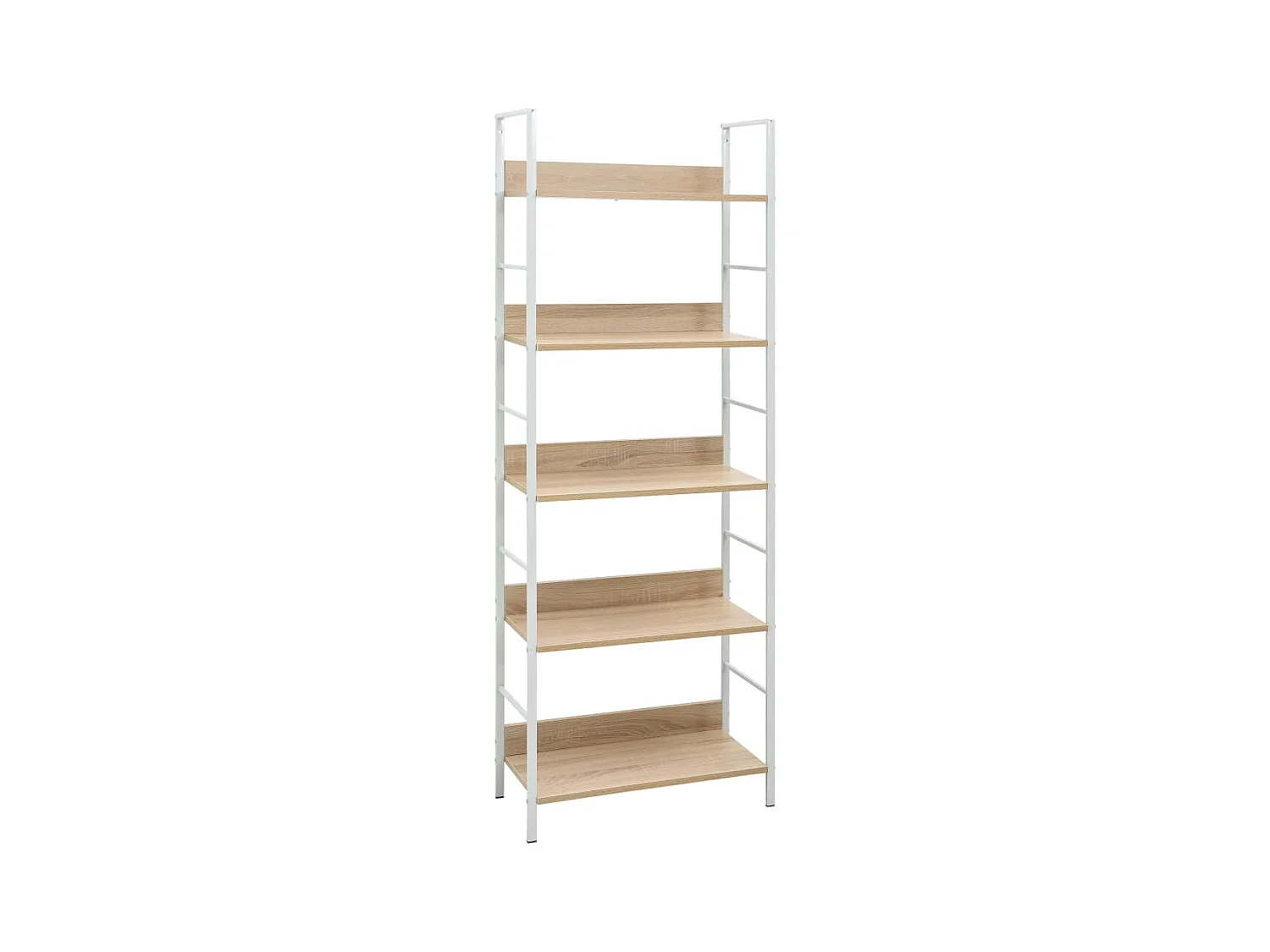 Bibliothèque | Etagère de rangement | Meuble de rangement à 5 niveaux chêne 60x27,6x158,5 cm bois ingénierie