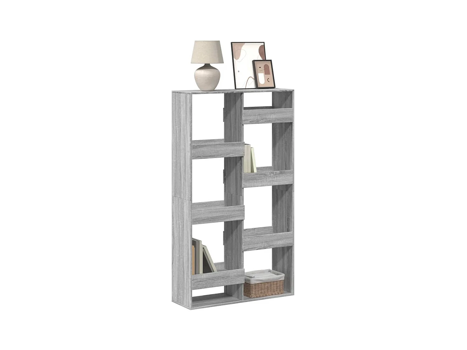 Libreria | Scaffale | Mobile di stoccaggio Grigio Sonoma 100x33x175 cm in Legno Multistrato