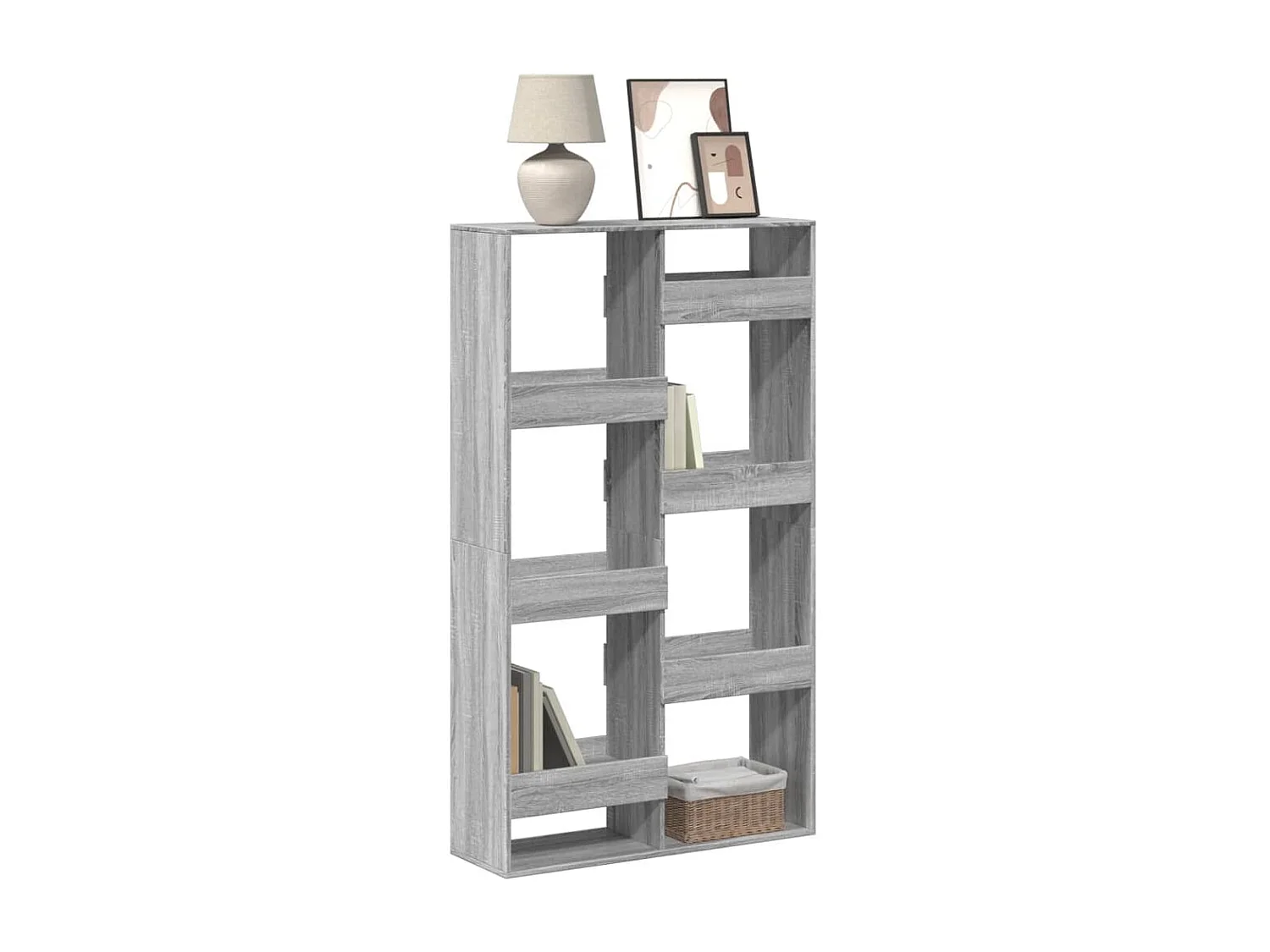 Bibliothèque | Etagère de rangement | Meuble de rangement sonoma gris 100x33x175 cm bois d'ingénierie
