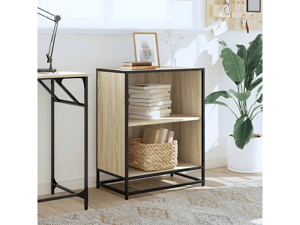 Libreria | Scaffale | Mobile di stoccaggio Rovere Sonoma 60x35x76 cm in Legno Multistrato