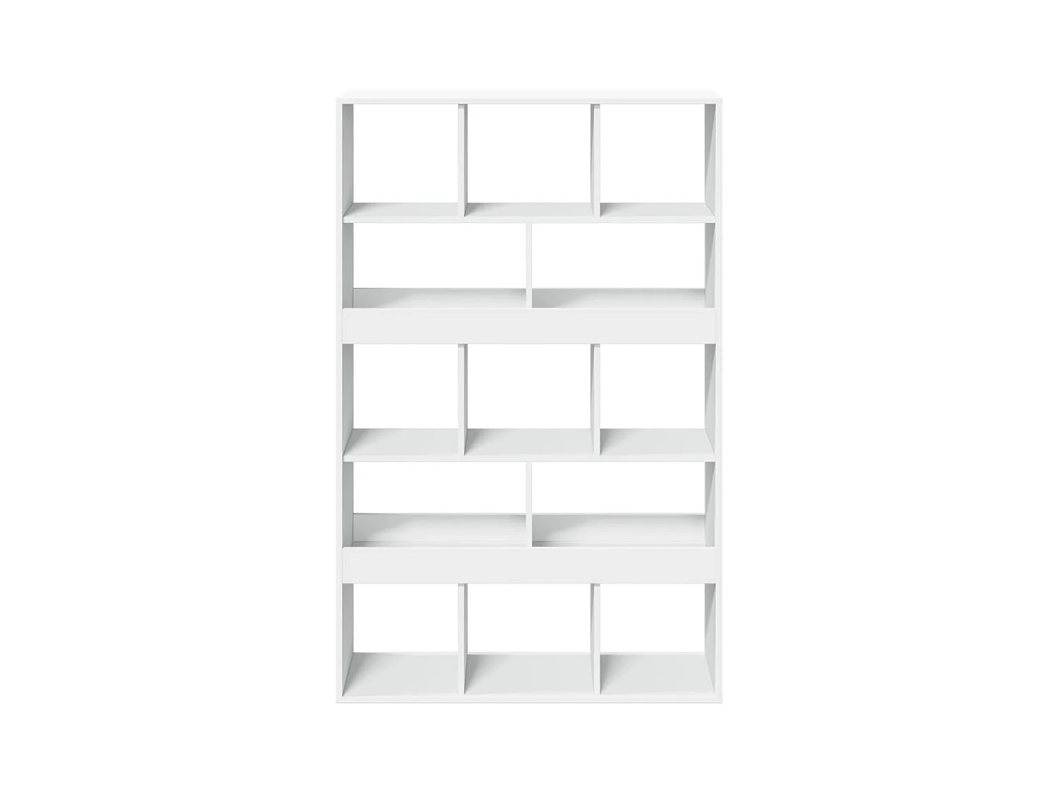 Bibliothèque | Etagère de rangement | Meuble de rangement blanc 100x33x156,5 cm bois d'ingénierie