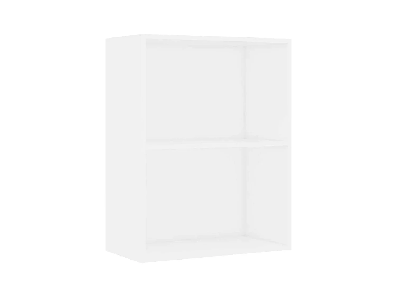 Bibliothèque | Etagère de rangement | Meuble de rangement blanc 60x30x76,5 cm bois d'ingénierie