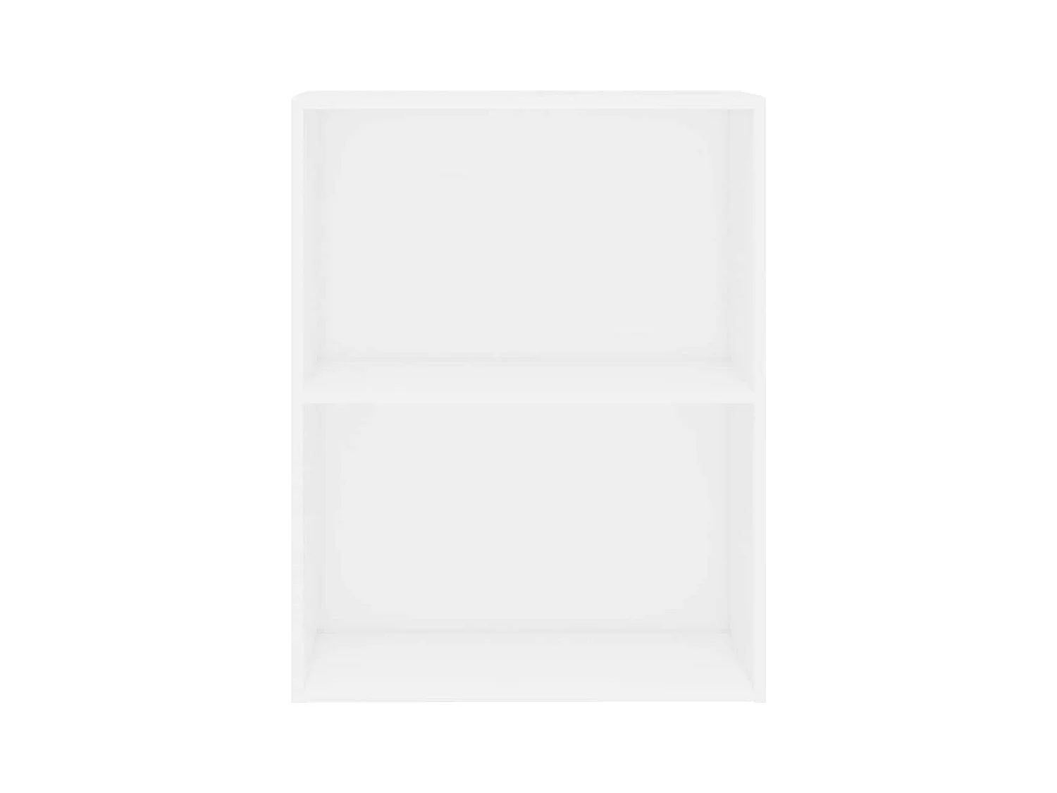 Bibliothèque | Etagère de rangement | Meuble de rangement blanc 60x30x76,5 cm bois d'ingénierie