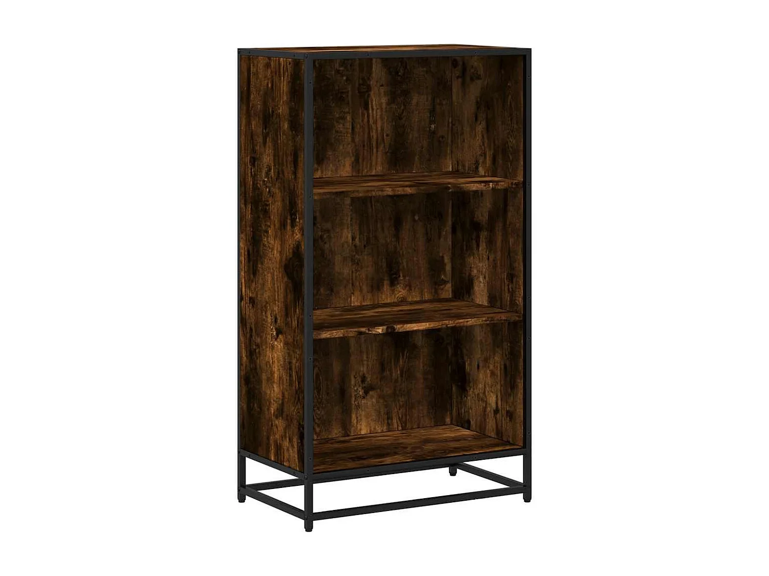 Libreria | Scaffale | Mobile di stoccaggio Rovere Fumo 60x35x107,5 cm in Legno Multistrato