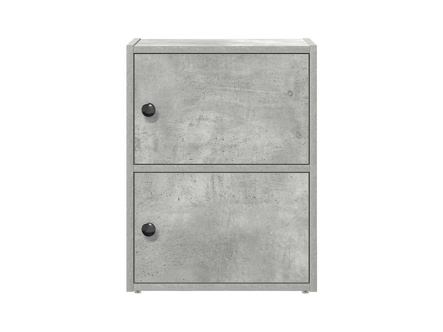 Bibliothèque | Etagère de rangement | Meuble de rangement gris béton 40x24x52 cm bois d'ingénierie