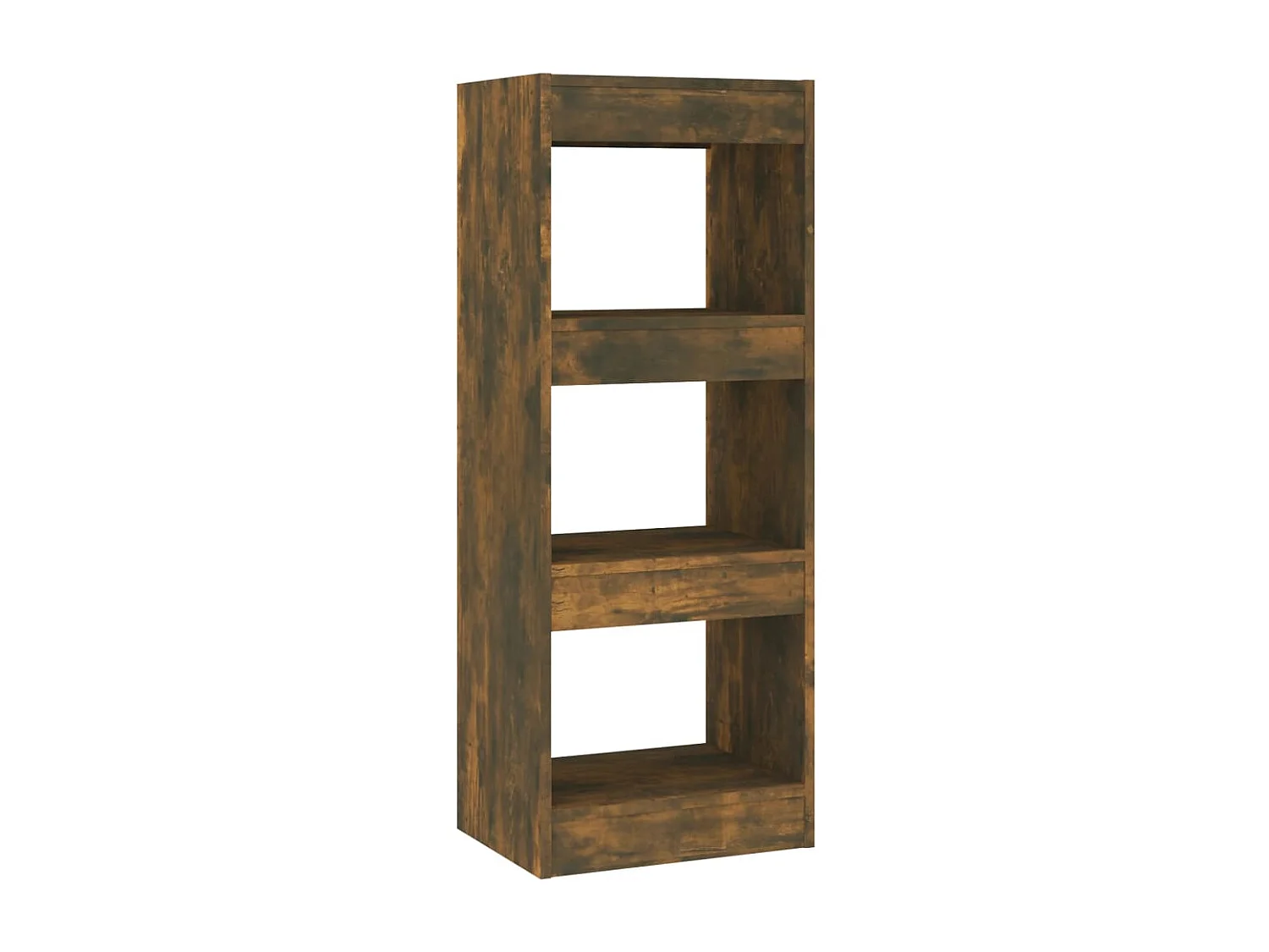 Bibliothèque | Etagère de rangement | Meuble de rangement Chêne fumé Bois d'ingénierie