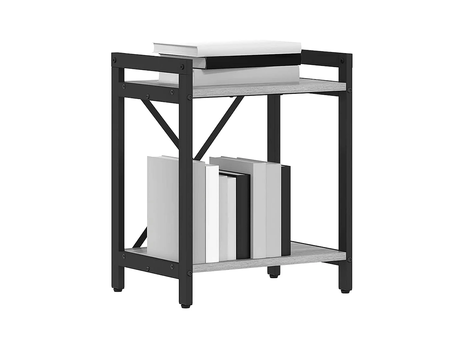 Bibliothèque | Etagère de rangement | Meuble de rangement Sonoma gris 40 x 30 x 48.5 cm Bois d'ingénierie