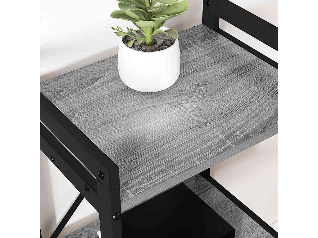 Bibliothèque | Etagère de rangement | Meuble de rangement Sonoma gris 40 x 30 x 48.5 cm Bois d'ingénierie