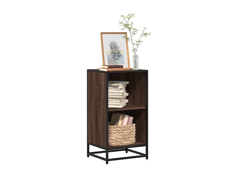 Bibliothèque | Etagère de rangement | Meuble de rangement chêne marron 40x35x76 cm bois d'ingénierie