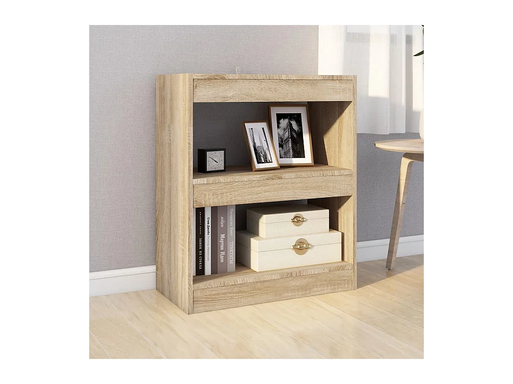 Libreria | Scaffale | Mobile di stoccaggio Divisorio Rovere Sonoma 60x30x72 cm