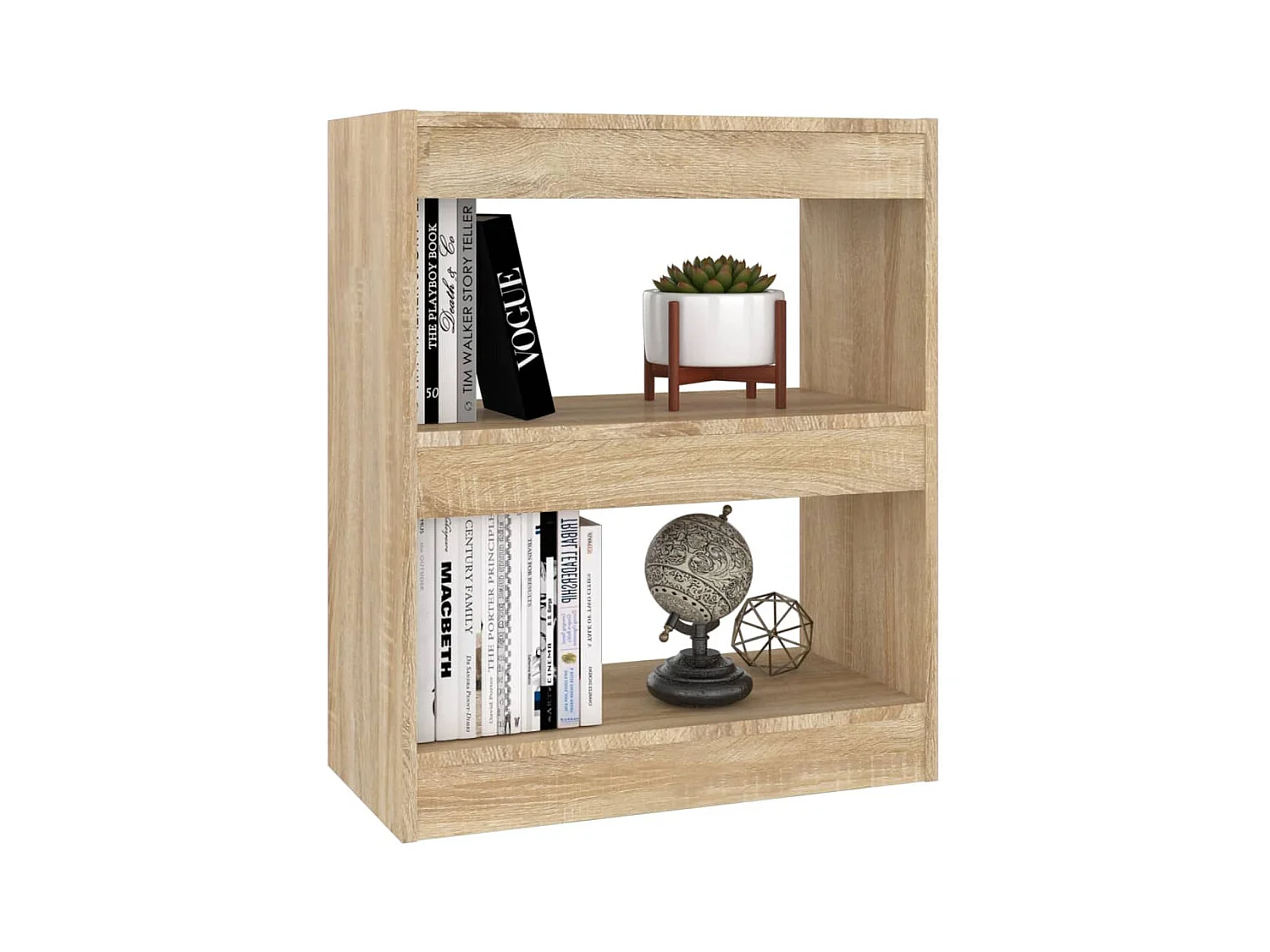 Libreria | Scaffale | Mobile di stoccaggio Divisorio Rovere Sonoma 60x30x72 cm