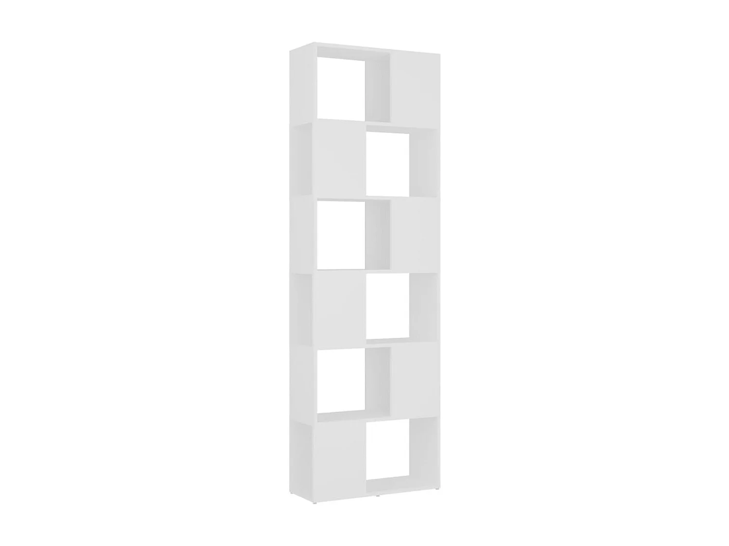 Bibliothèque | Etagère de rangement | Meuble de rangement Blanc 60x24x186 cm