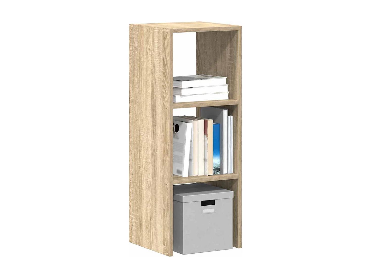 Libreria | Scaffale | Mobile di stoccaggio Impilabili Rovere Sonoma 30x30x80 cm Legno Multistrato