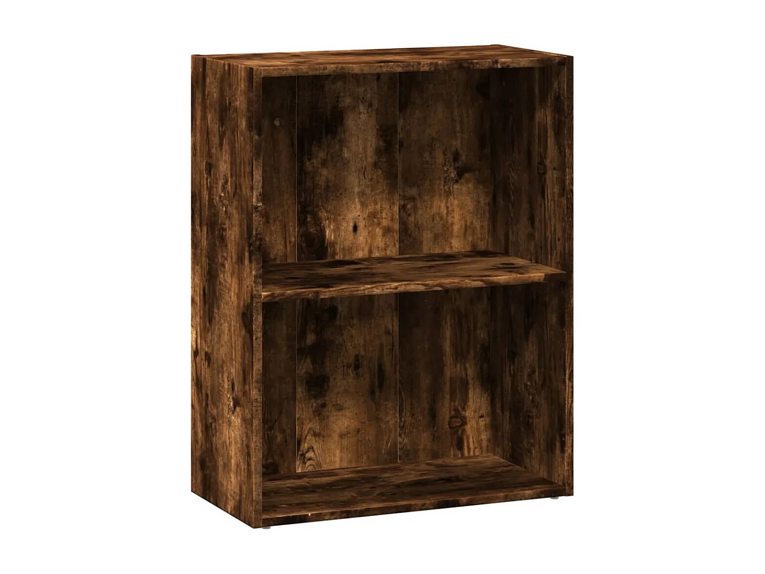 Bibliothèque | Etagère de rangement | Meuble de rangement chêne fumé 60x30x77 cm bois d'ingénierie