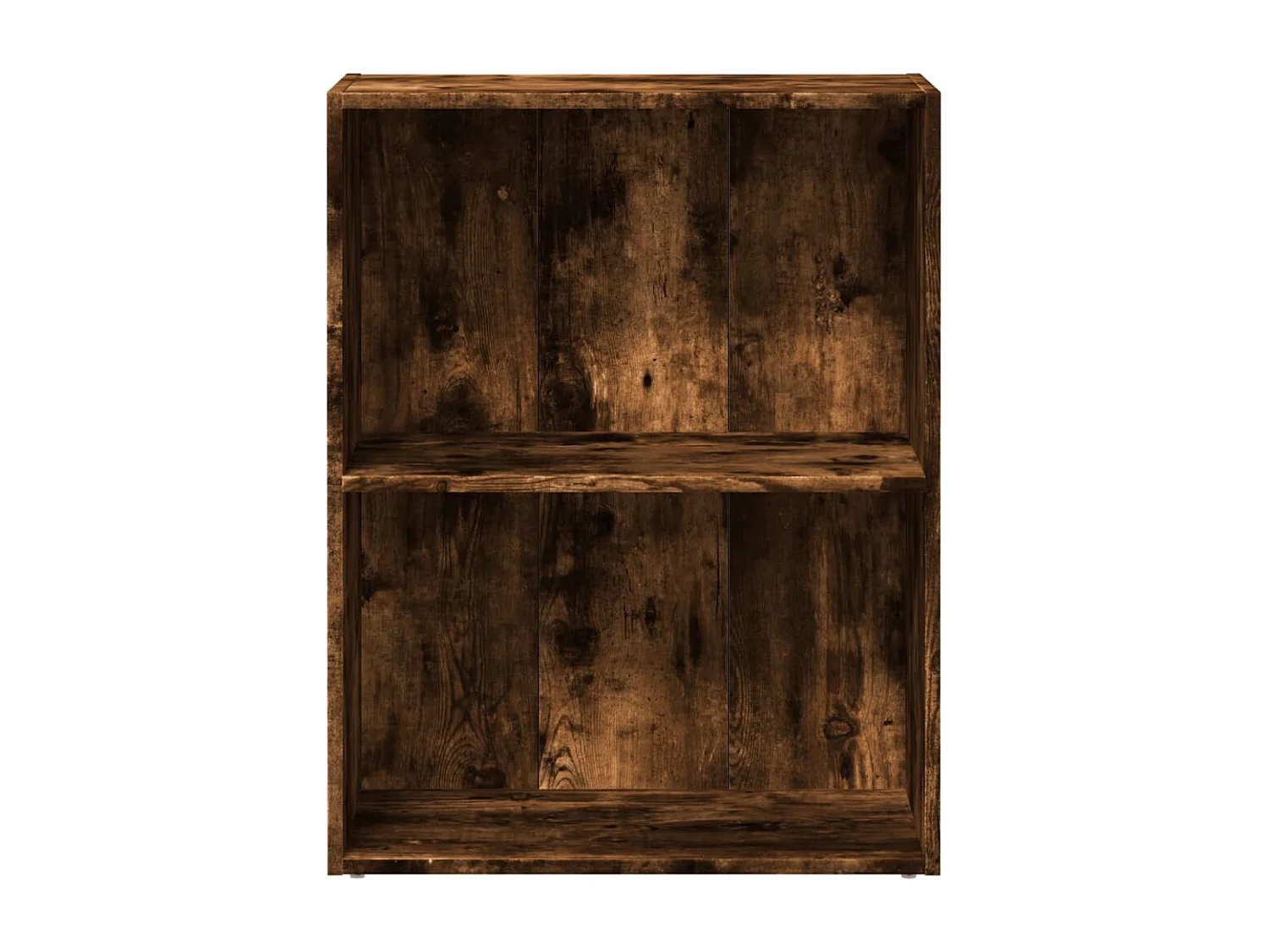 Bibliothèque | Etagère de rangement | Meuble de rangement chêne fumé 60x30x77 cm bois d'ingénierie