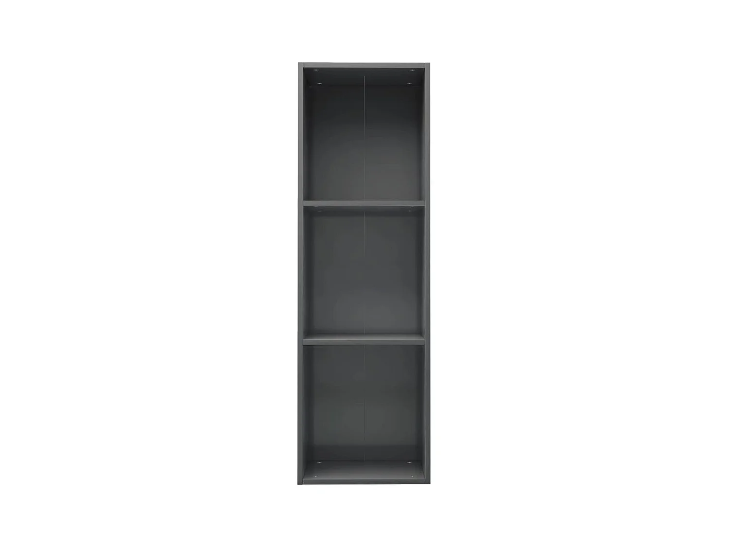 Bibliothèque Meuble TV | Etagère de rangement | Meuble de rangement Gris brillant Bois d’ingénierie