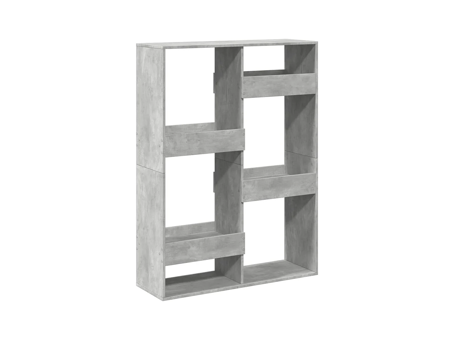 Bibliothèque | Etagère de rangement | Meuble de rangement gris béton 100x33x135 cm bois d'ingénierie