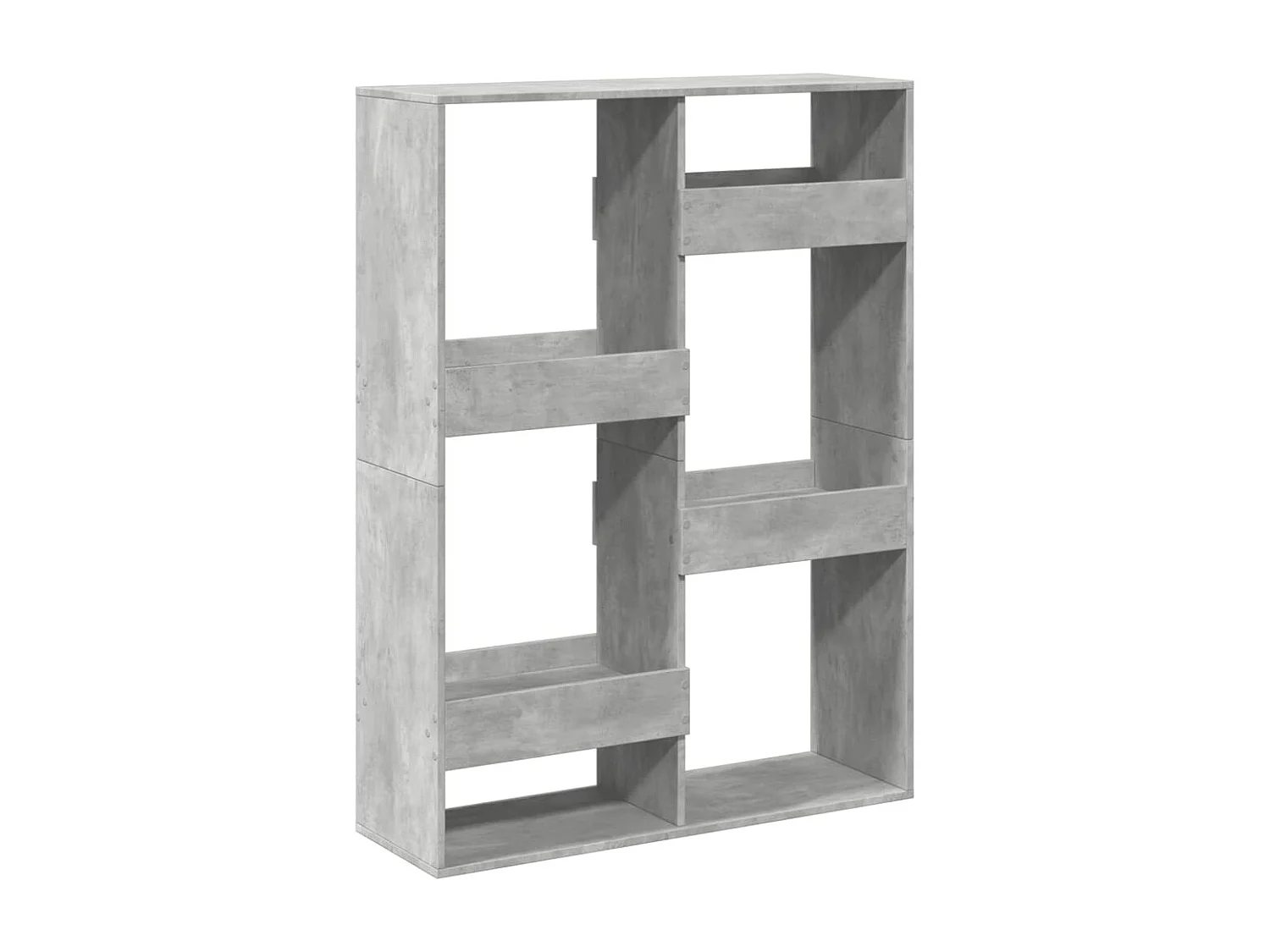 Bibliothèque | Etagère de rangement | Meuble de rangement gris béton 100x33x135 cm bois d'ingénierie