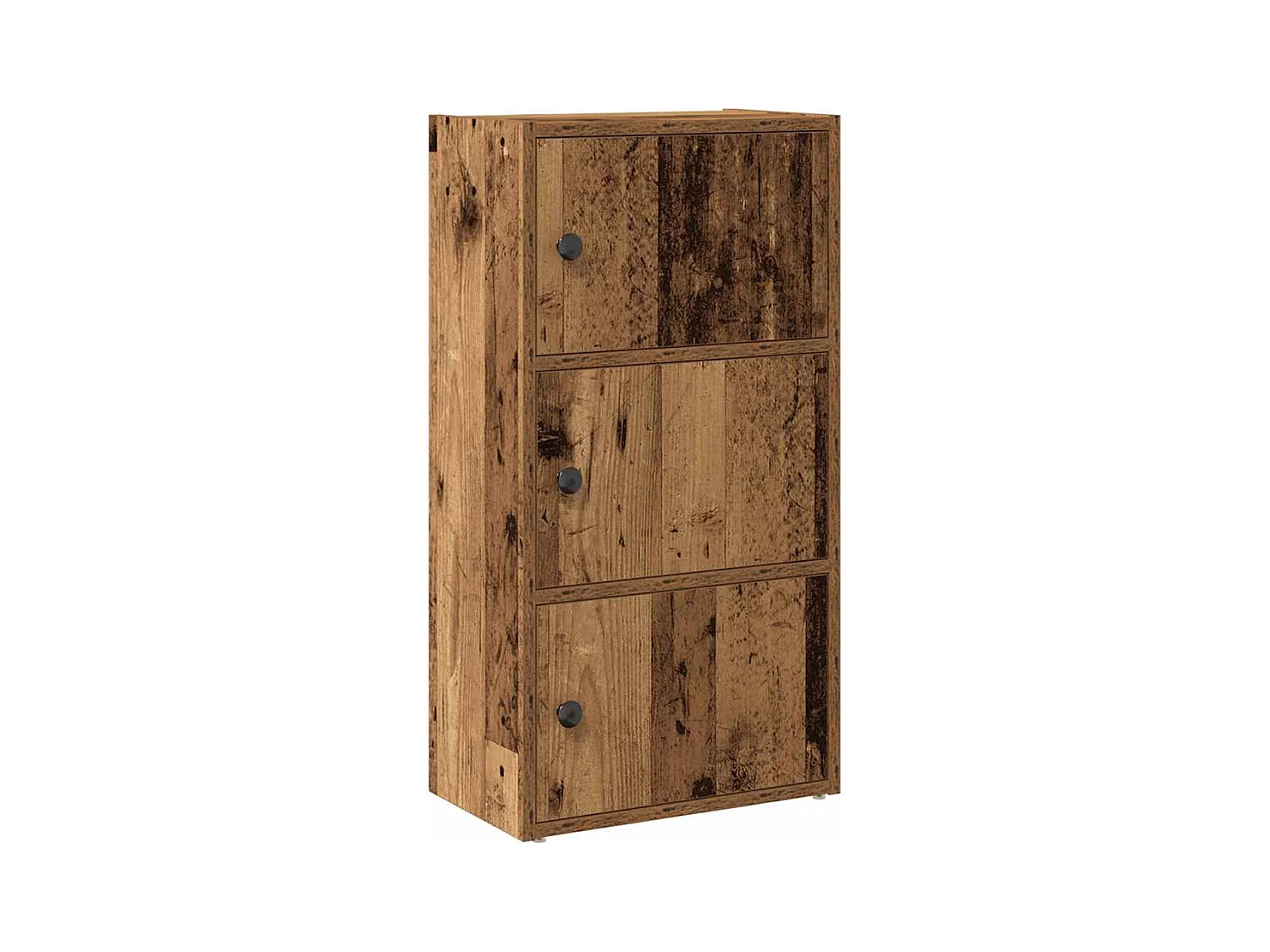 Bibliothèque | Etagère de rangement | Meuble de rangement vieux bois 40x24x77 cm bois d'ingénierie