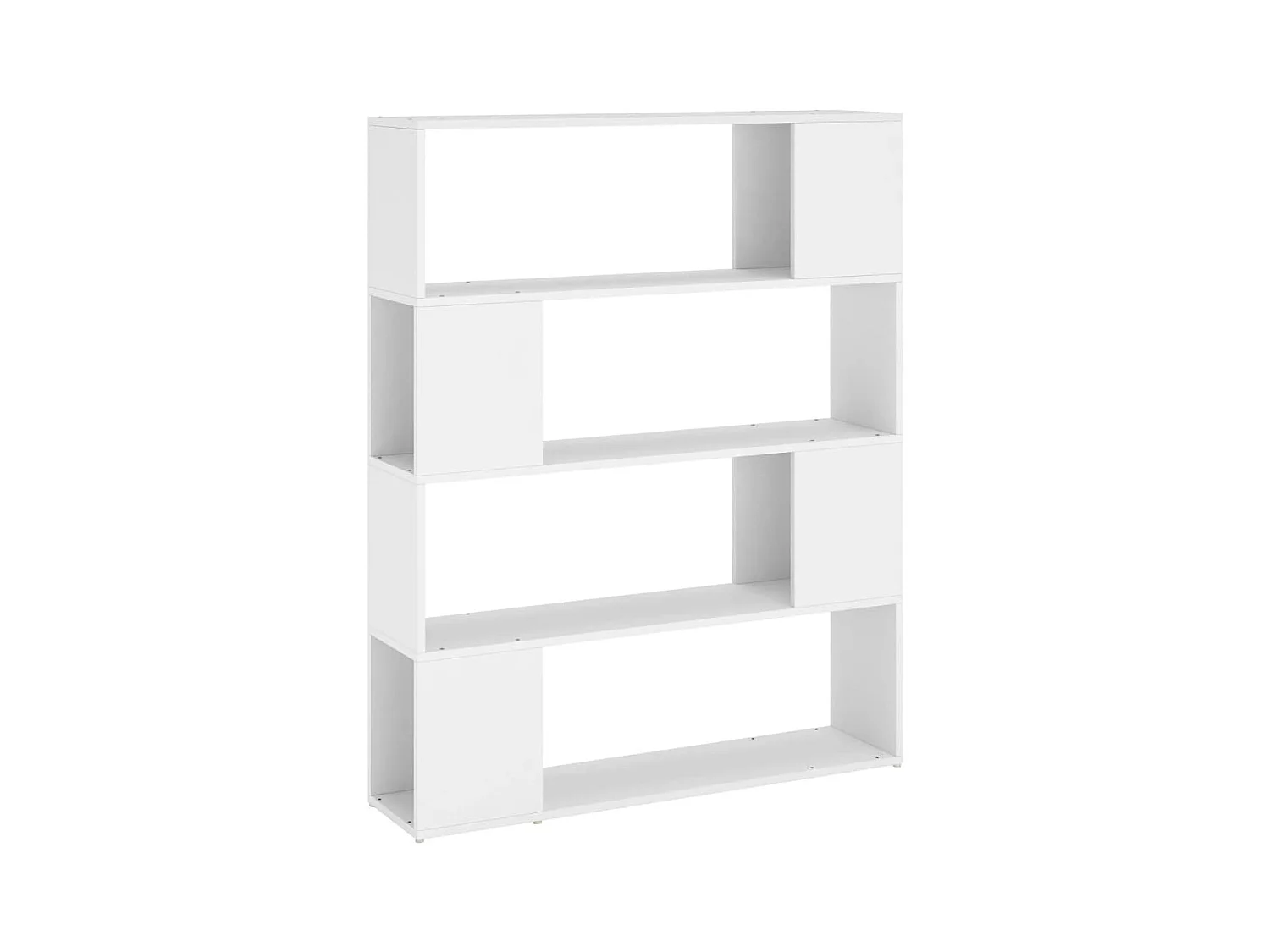 Bibliothèque | Etagère de rangement | Meuble de rangement Blanc 100x24x124 cm
