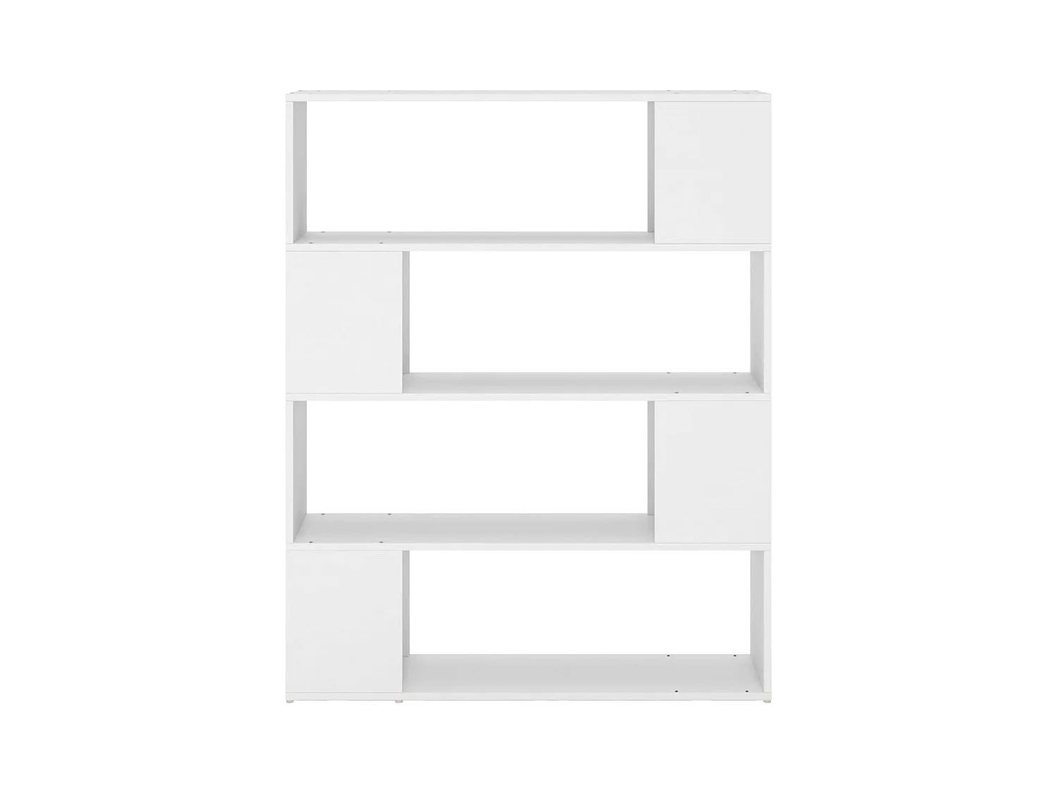 Bibliothèque | Etagère de rangement | Meuble de rangement Blanc 100x24x124 cm