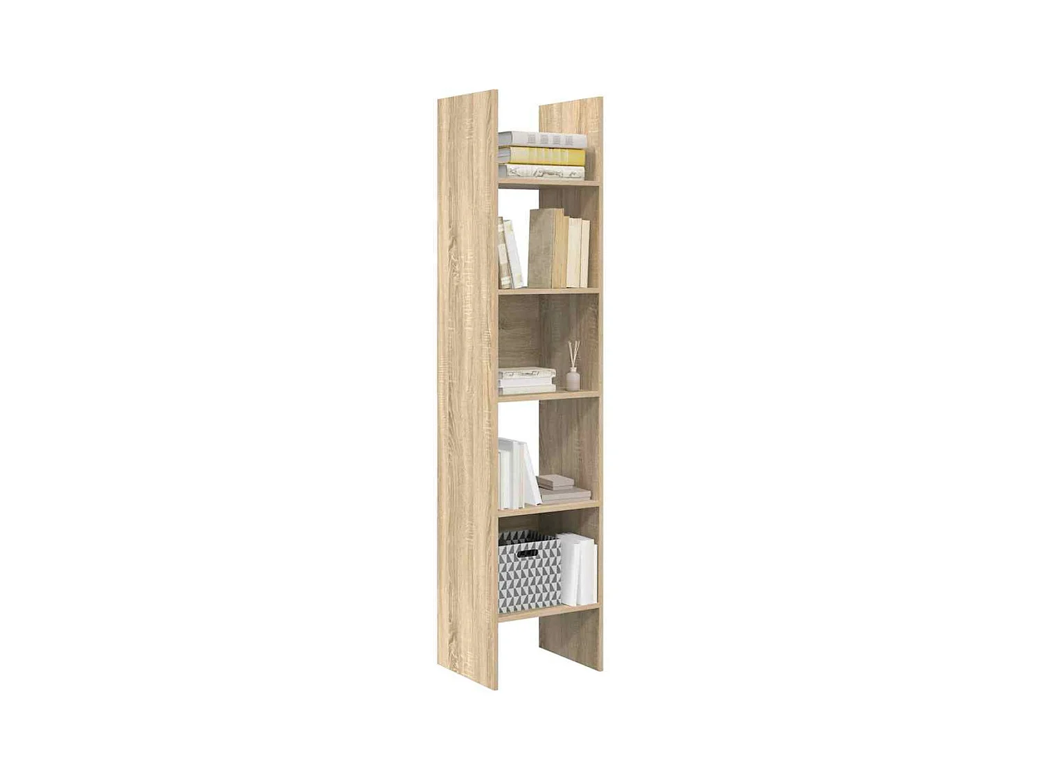 Bibliothèque | Etagère de rangement | Meuble de rangement Chêne sonoma 40x35x180 cm Bois d’ingénierie