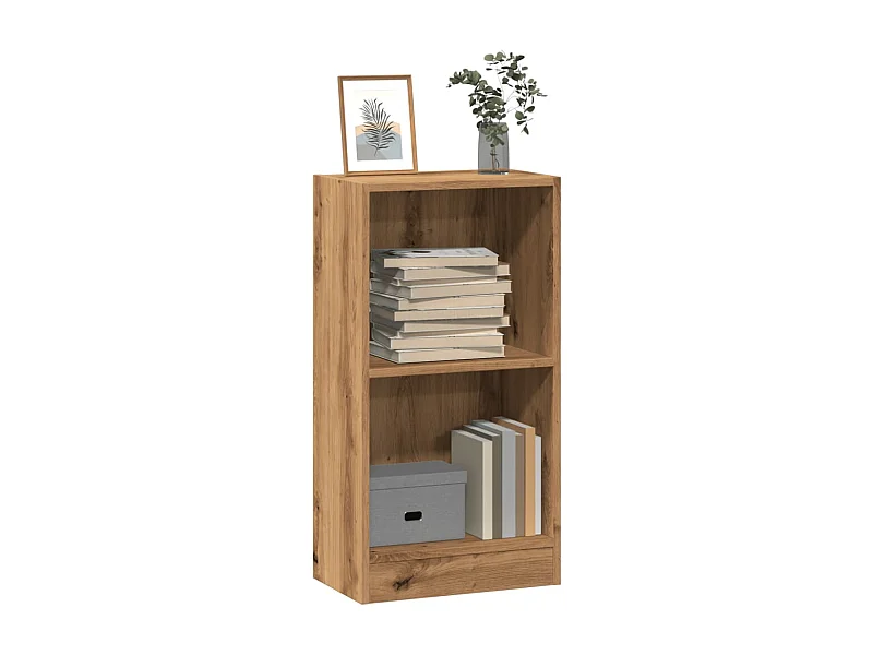 Bibliothèque | Etagère de rangement | Meuble de rangement chêne artisanal 40x24x76 cm bois d'ingénierie