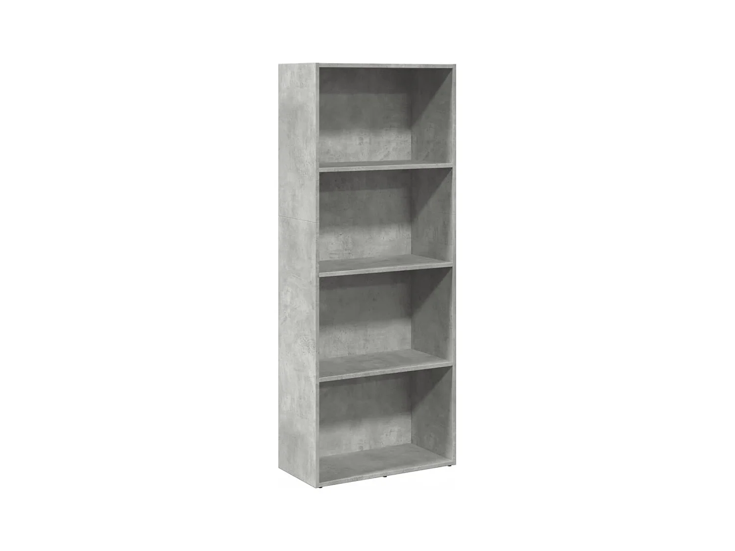 Bibliothèque | Etagère de rangement | Meuble de rangement gris béton 60x30x152 cm bois d'ingénierie