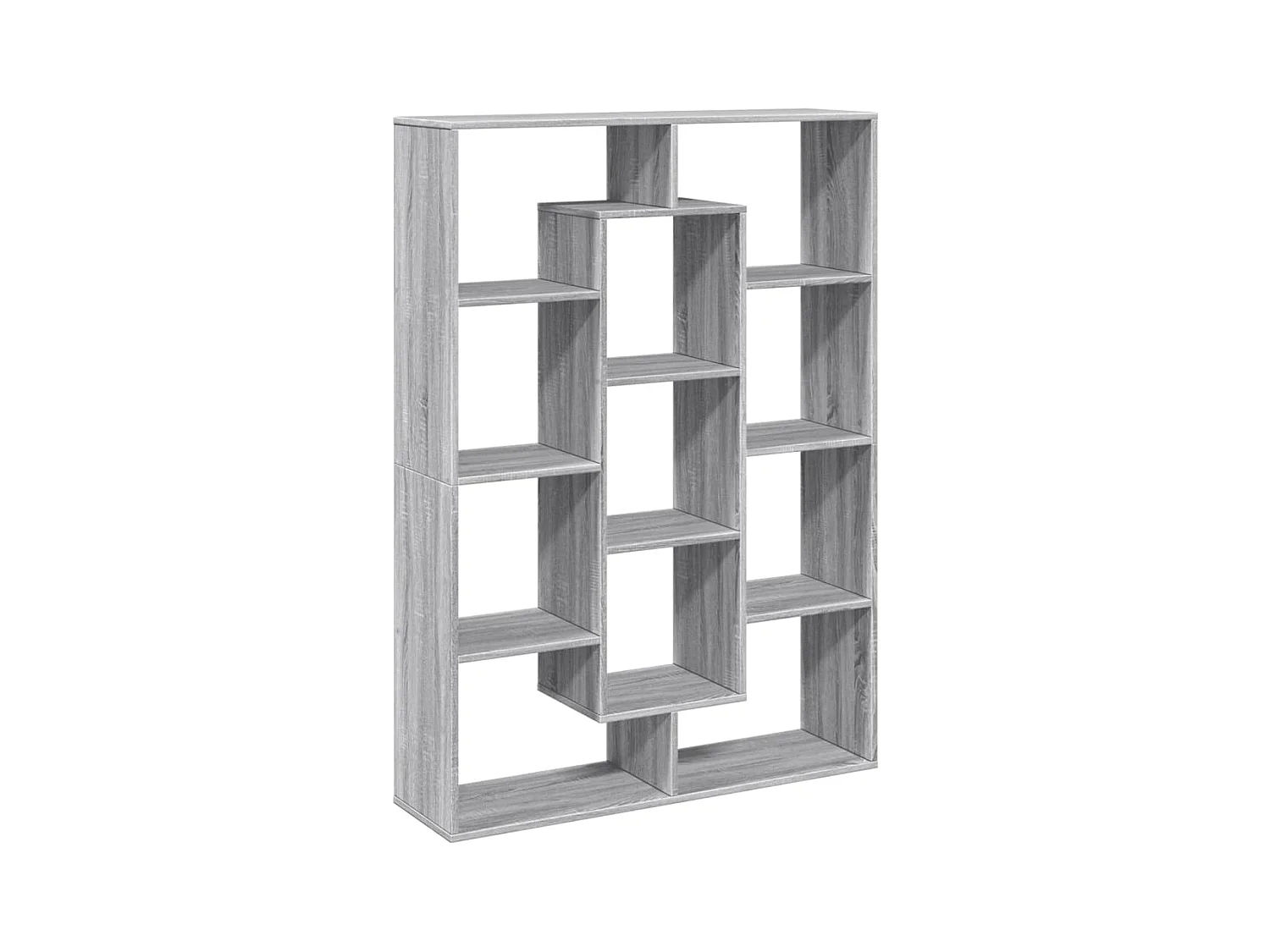 Bibliothèque | Etagère de rangement | Meuble de rangement sonoma gris 102x29x143 cm bois d'ingénierie