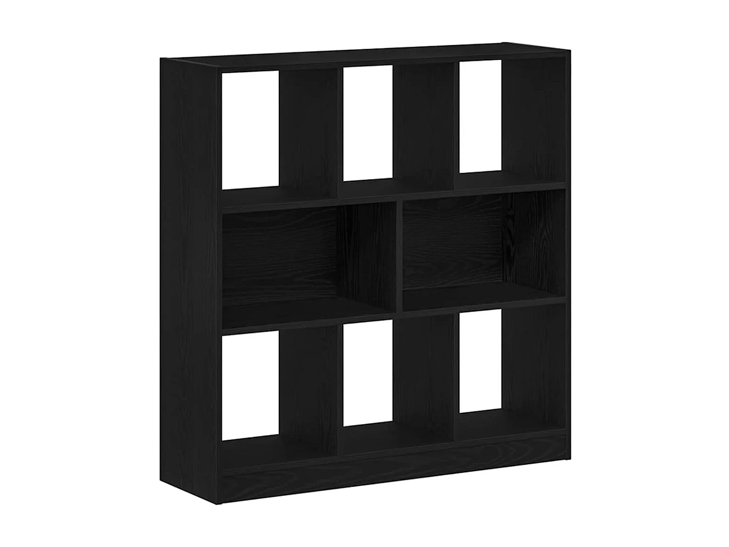 Bibliothèque | Etagère de rangement | Meuble de rangement chêne noir 97,5x29,5x100 cm bois d'ingénierie