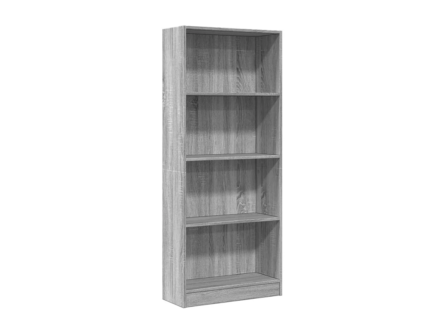 Bibliothèque | Etagère de rangement | Meuble de rangement sonoma gris 60x24x143 cm bois d'ingénierie