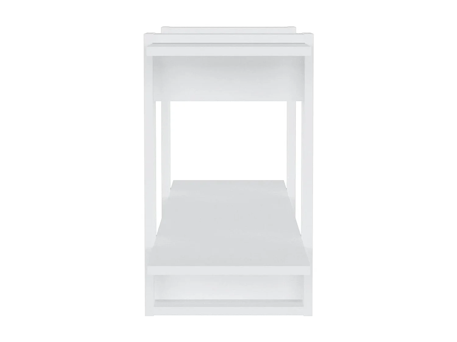 Bibliothèque | Etagère de rangement | Meuble de rangement Blanc 100x30x51 cm Bois d'ingénierie