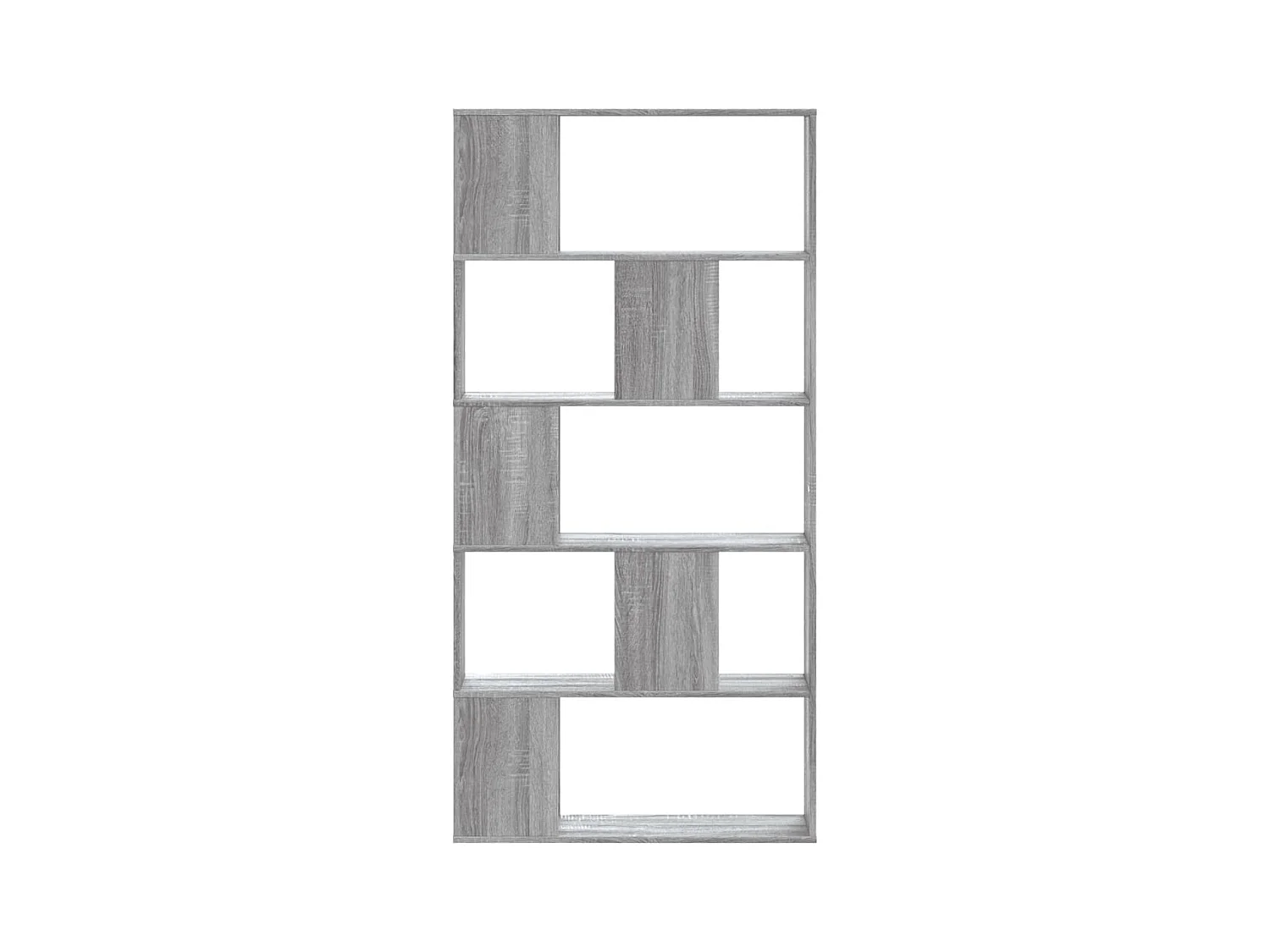 Bibliothèque | Etagère de rangement | Meuble de rangement 5 niveaux sonoma gris bois d'ingénierie