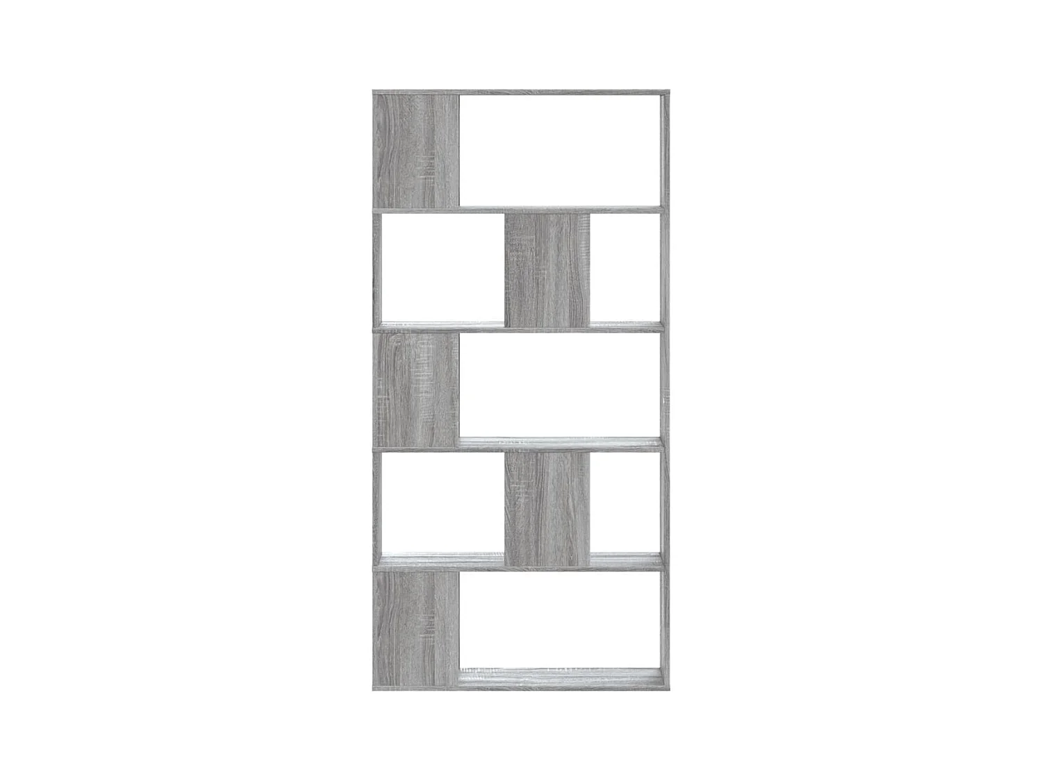 Bibliothèque | Etagère de rangement | Meuble de rangement 5 niveaux sonoma gris bois d'ingénierie